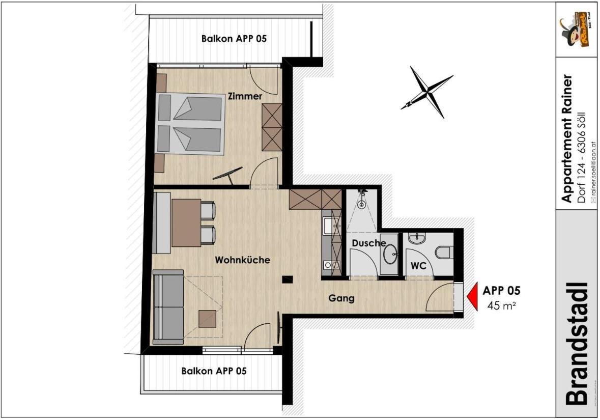Apartment Rainer - Mittendrin Зёлль Экстерьер фото