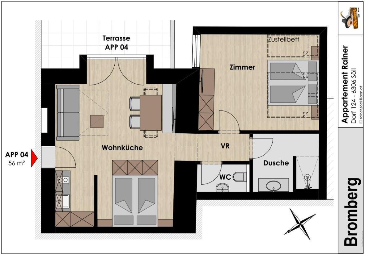 Apartment Rainer - Mittendrin Зёлль Экстерьер фото